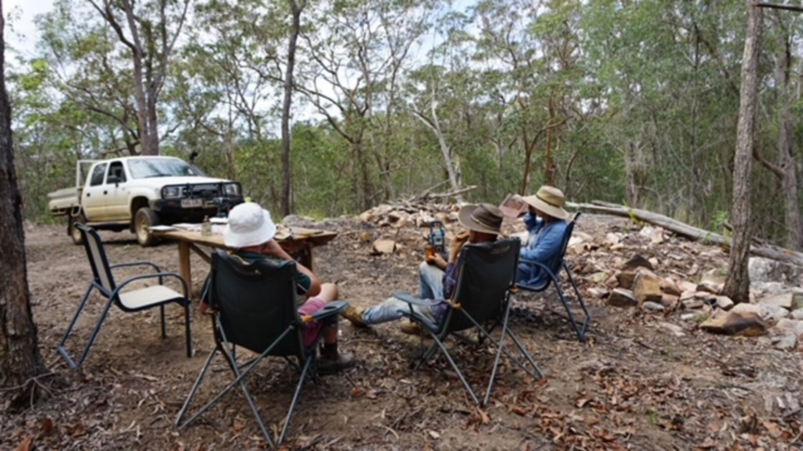 Relax and get back to nature at the Mt Nukka Bush Camp.