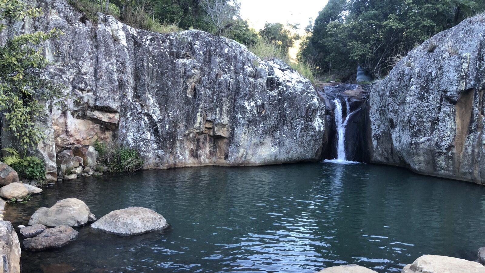 Waterfall and rock pool