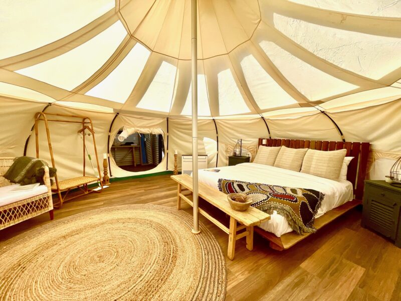 spacious air-con tents
