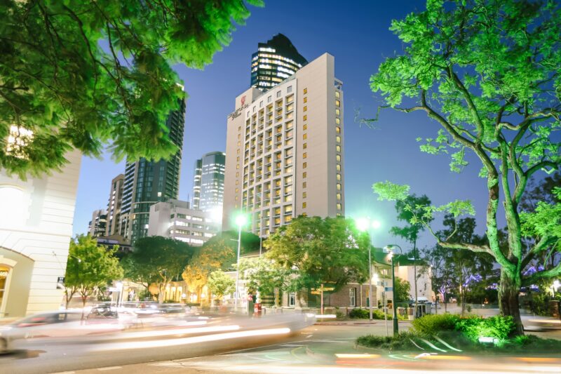 Stamford Plaza Brisbane hotel building from street view
