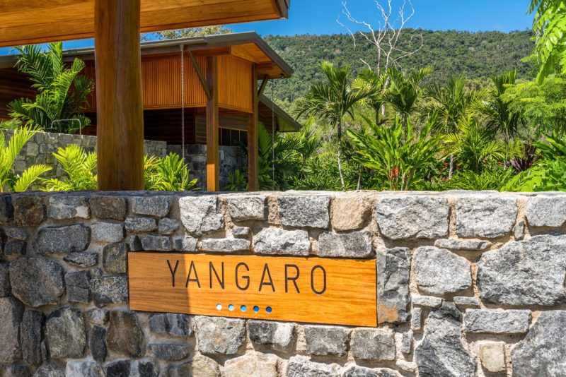 Yangaro sign at entry to Yangaro's Clubhouse