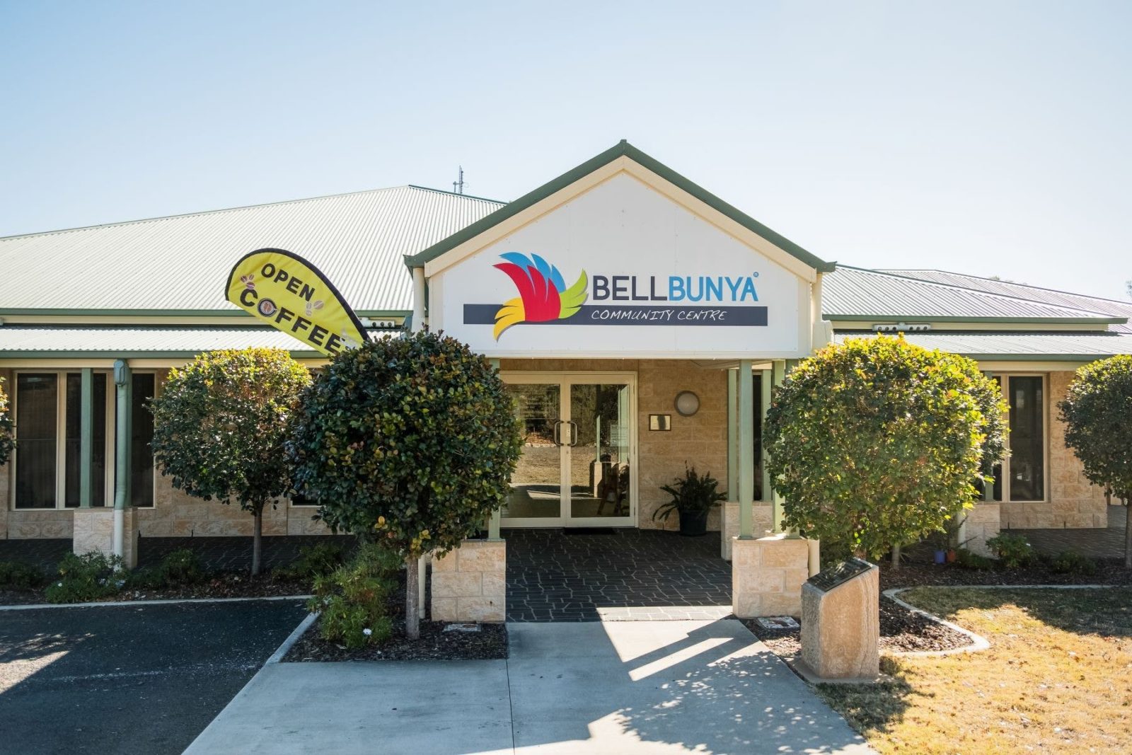 The Community Centre is the hub of Bell offering library facilities, art gallery and local informati