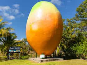 Big Mango Sculpture