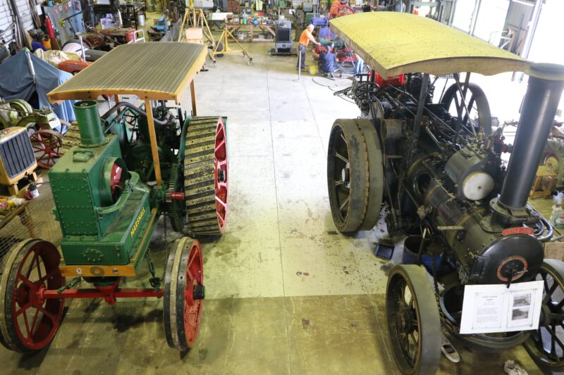 Tractors on display at Burdekin Machinery Preservationists Workshop