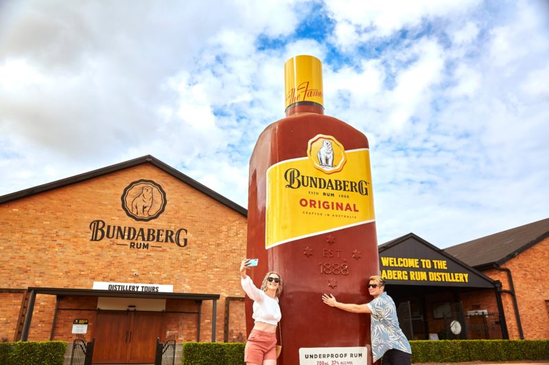 Bundaberg Rum Visitor Experience Big Bundy Bottle
