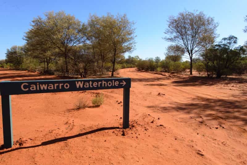 Entry to Caiwarro Waterhole