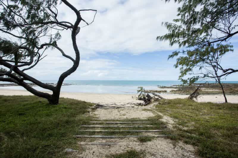 Access track to sandy beach at Cape Palmerston
