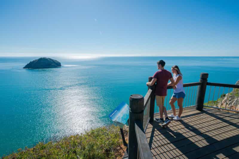 Enjoy stunning views from Bluff Point Circuit Lookout