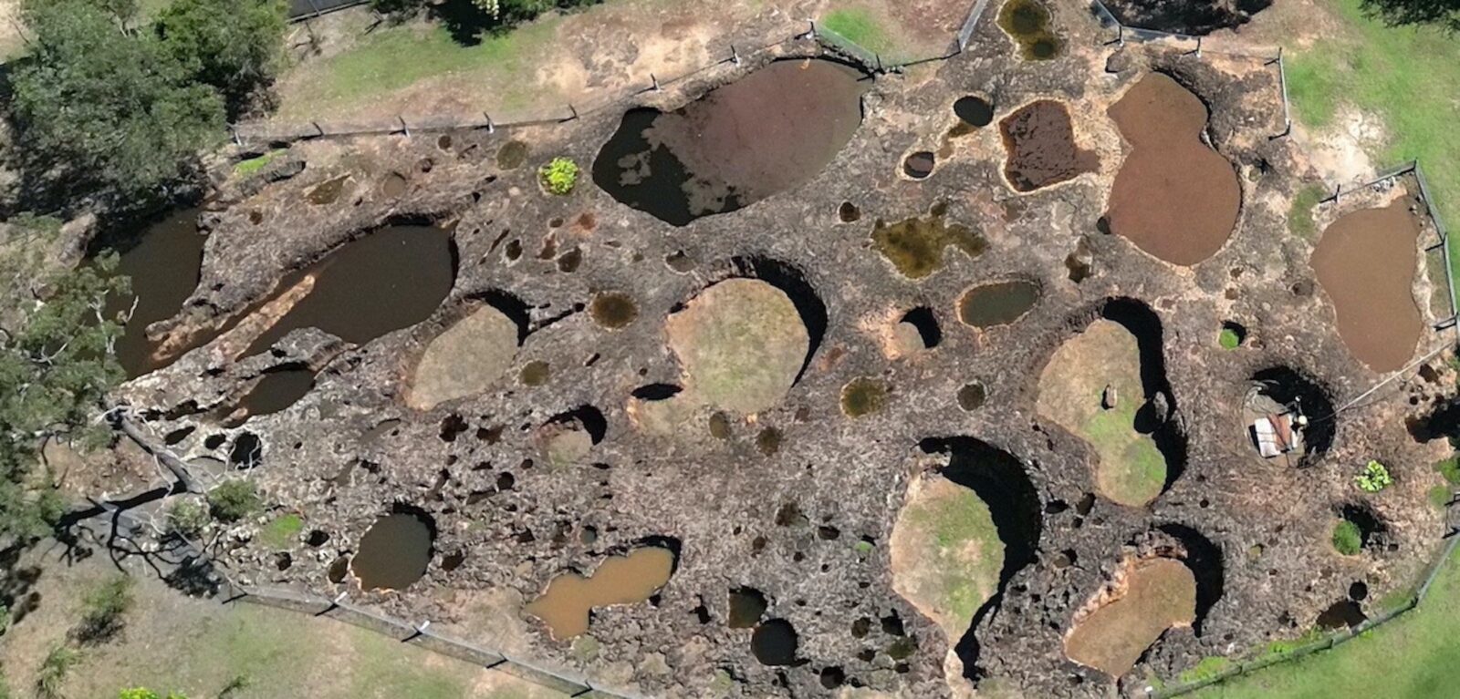 Bird's Eye View of Mystery Craters