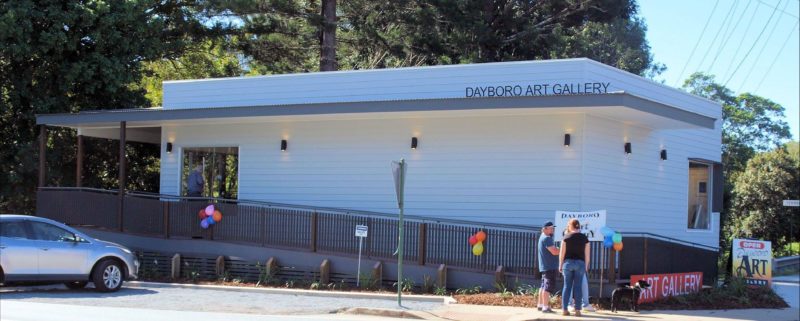 photo of the new Dayboro Art Gallery from thew outside