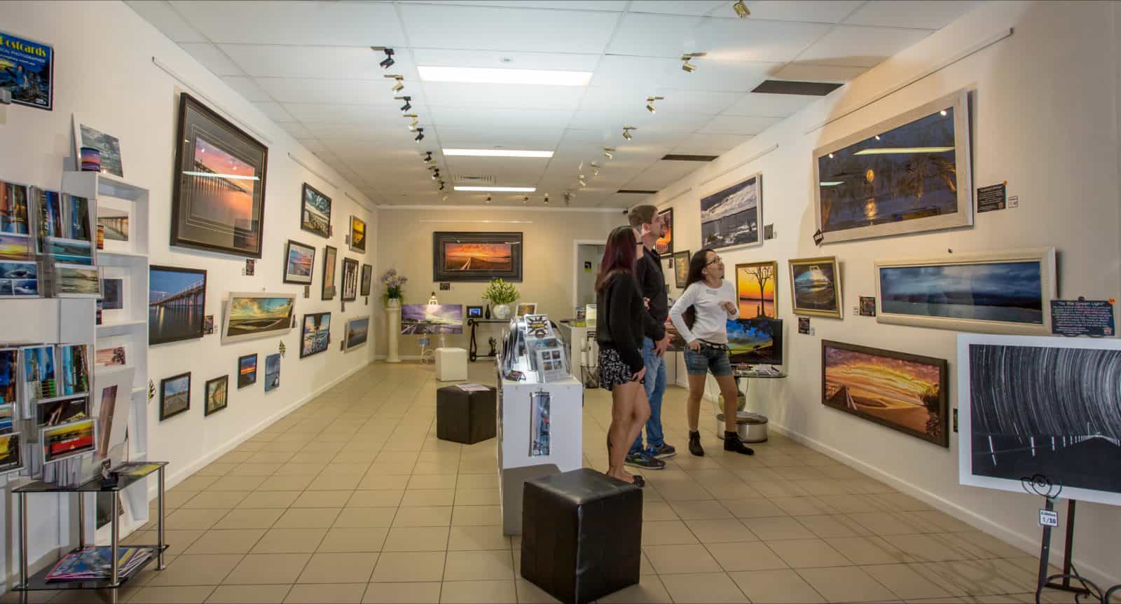 Inside the Gallery and Souvenir Shop