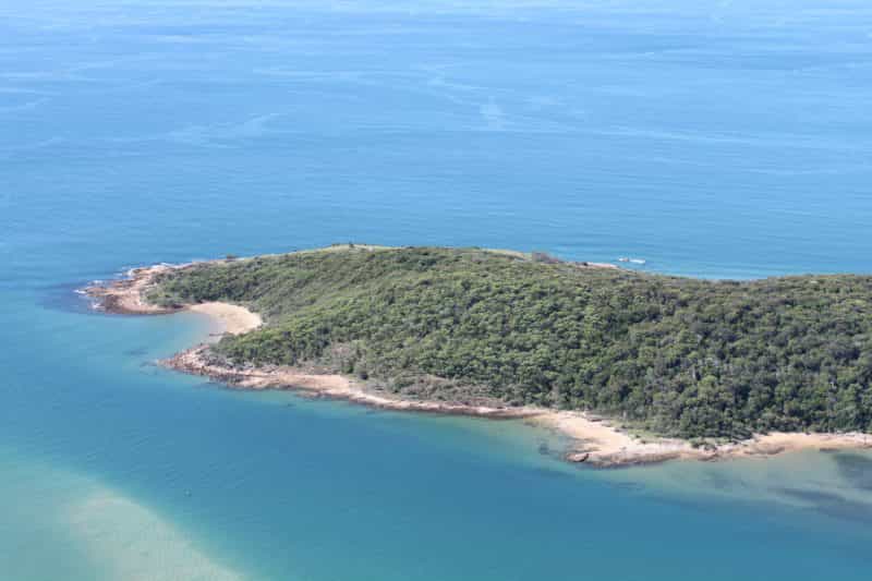 Aerial shot of Clews Point