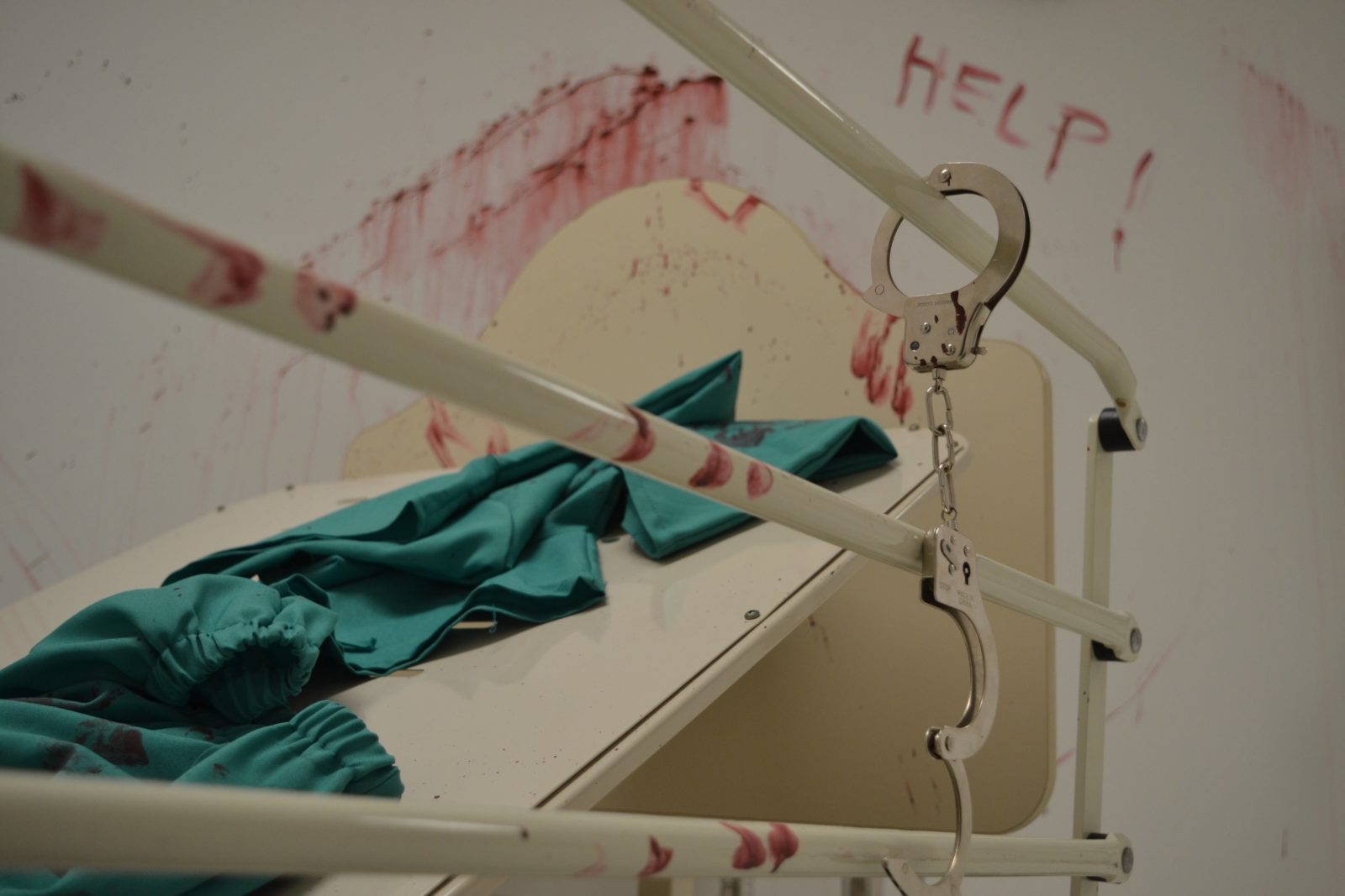 Fox in a Box Brisbane Zombie Lab hospital bed
