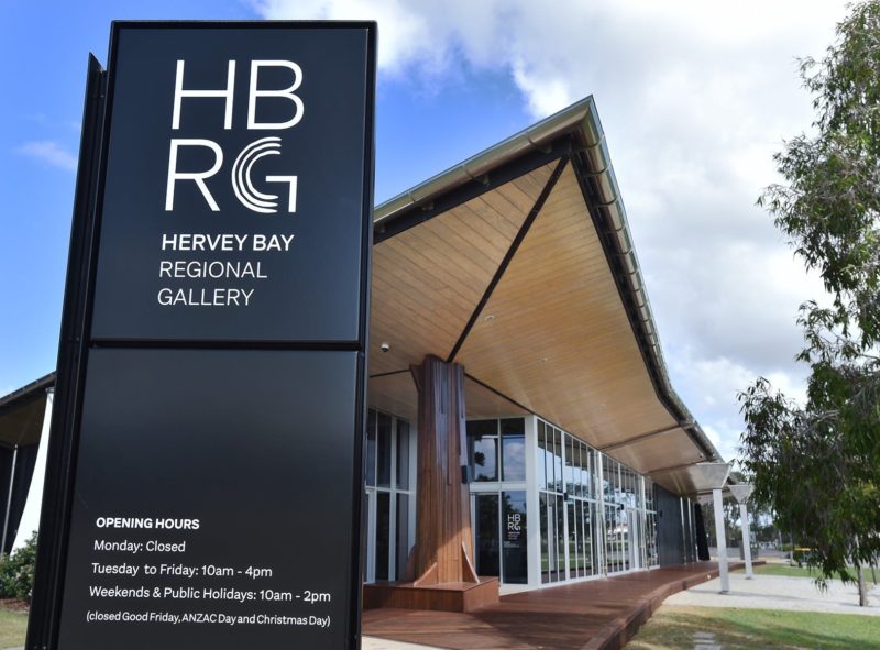 Hervey Bay Regional Gallery as seen from eastern entrance