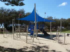 Image of childrens play equipment at Hollindale Park