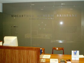 Reception Desk - MacArthur Museum