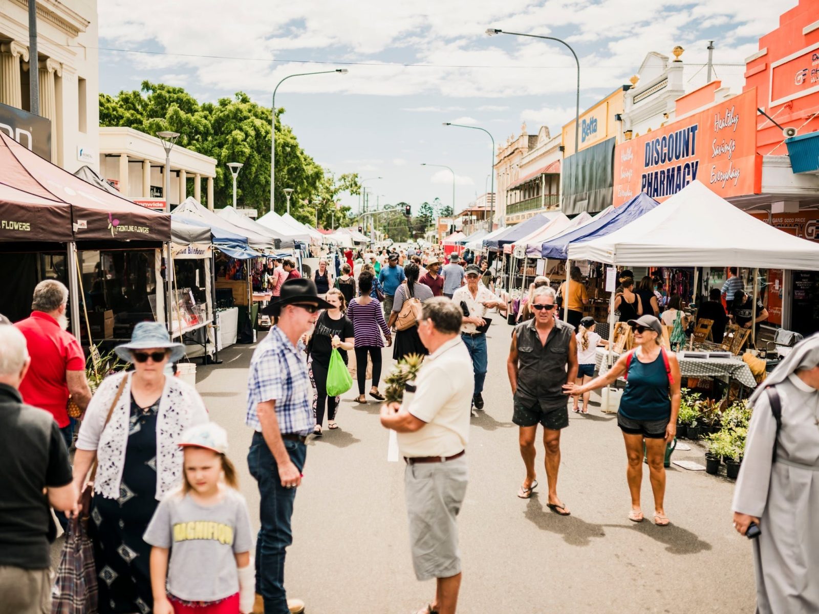 Market Stalls Adelaide Street