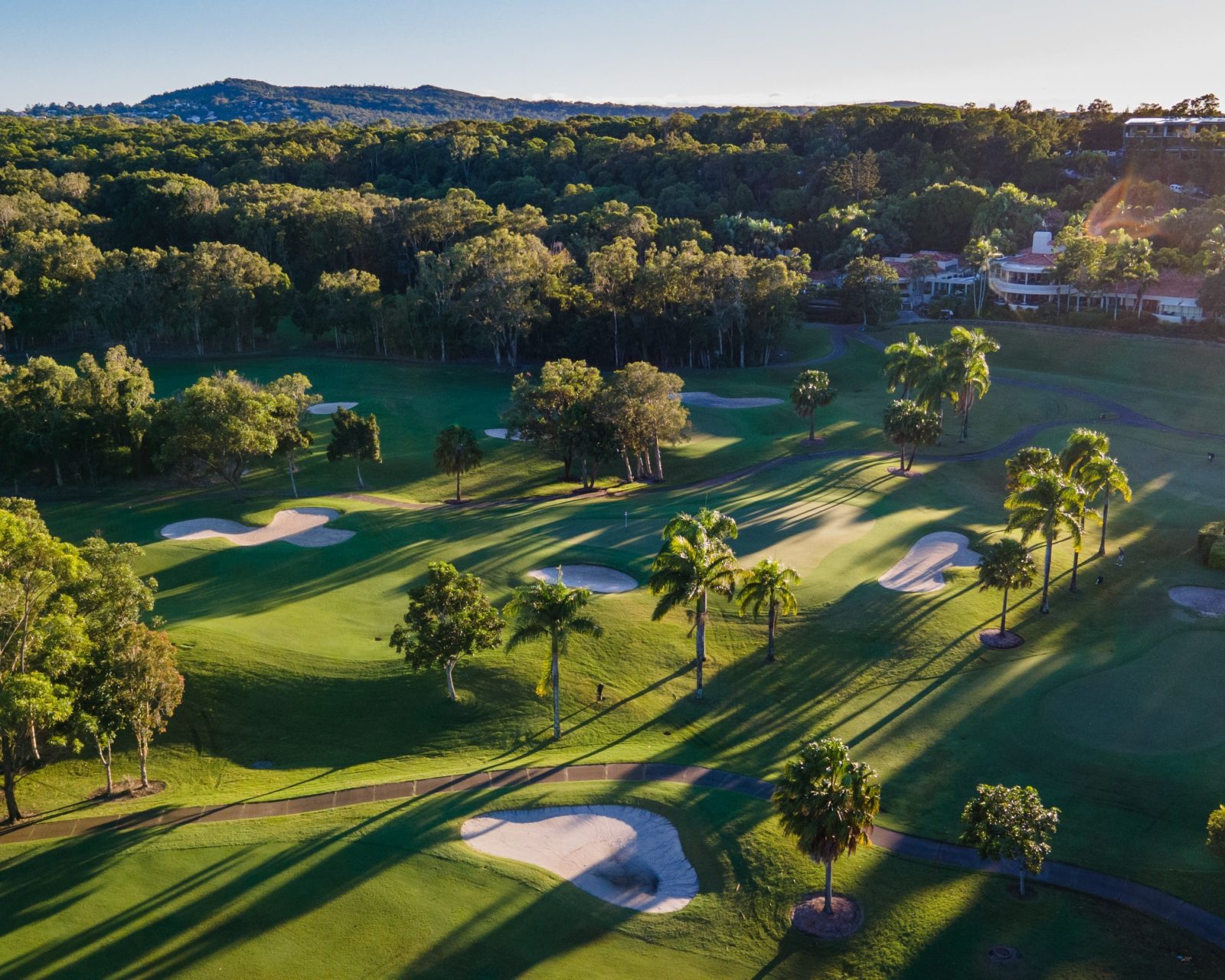 Noosa Springs golf course and clubhouse