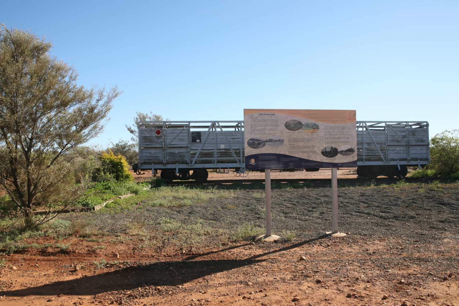 'End of the Line' cattle wagon