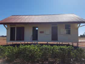 This building is the original Cheepie Railway Station, relocataed in Quilpie February 2017