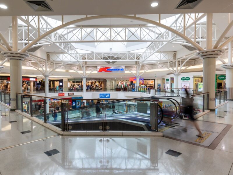 Photo inside Redbank Plaza on Level 3, featuring Kmart, Specsavers, Factorie and Cotton On