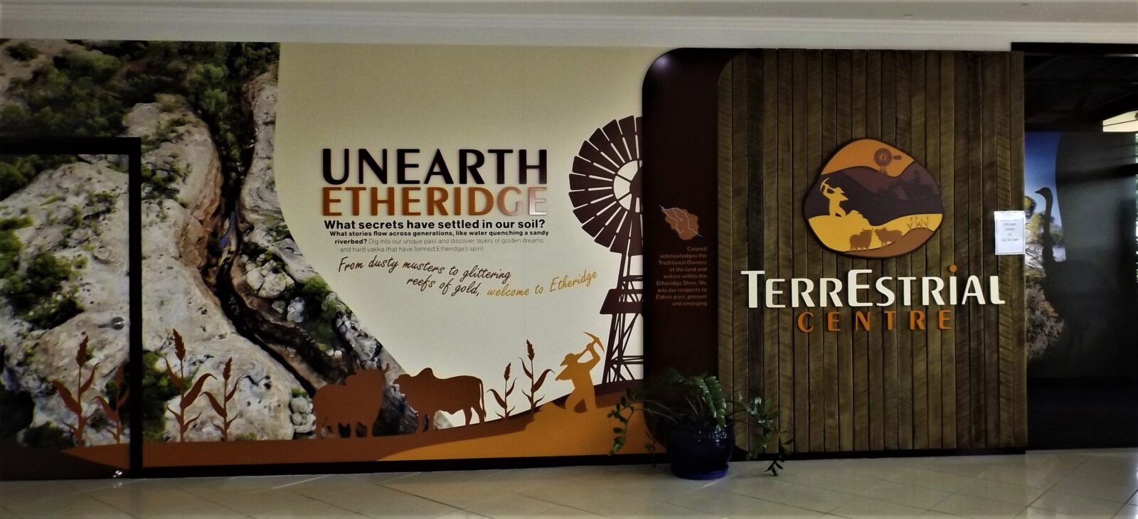 Unearth Etheridge Exhibit Entrance