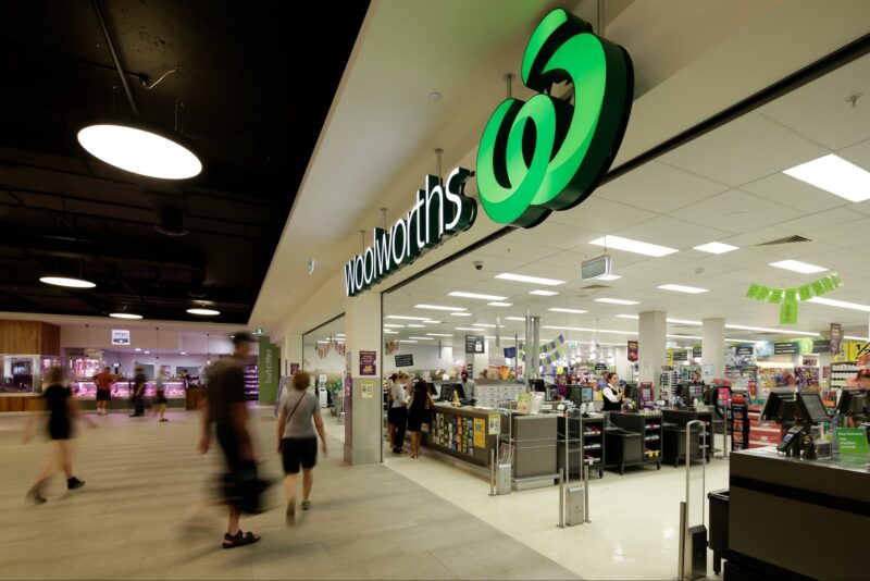 Exterior photo of Woolworths Supermarket at The Strand at Coolangatta