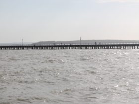 Summer or winter, the pier is always a great walking spot