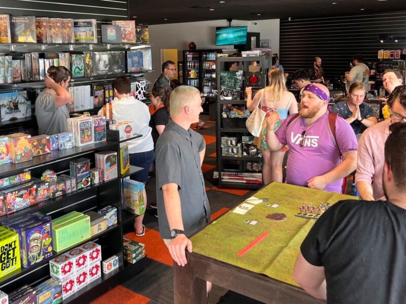 The View inside Vault Games Clayfield's Retail Space