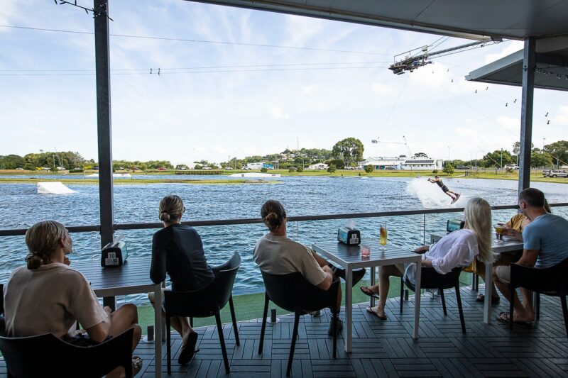 Lakeside Cafe and Sunset Bar at the wake park in Mackay