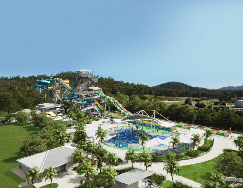 Experience the all new slide and splash precinct