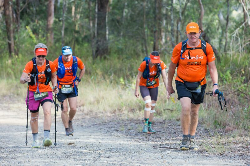 People hiking in Brookfield Brisbane Kokoda Challenge