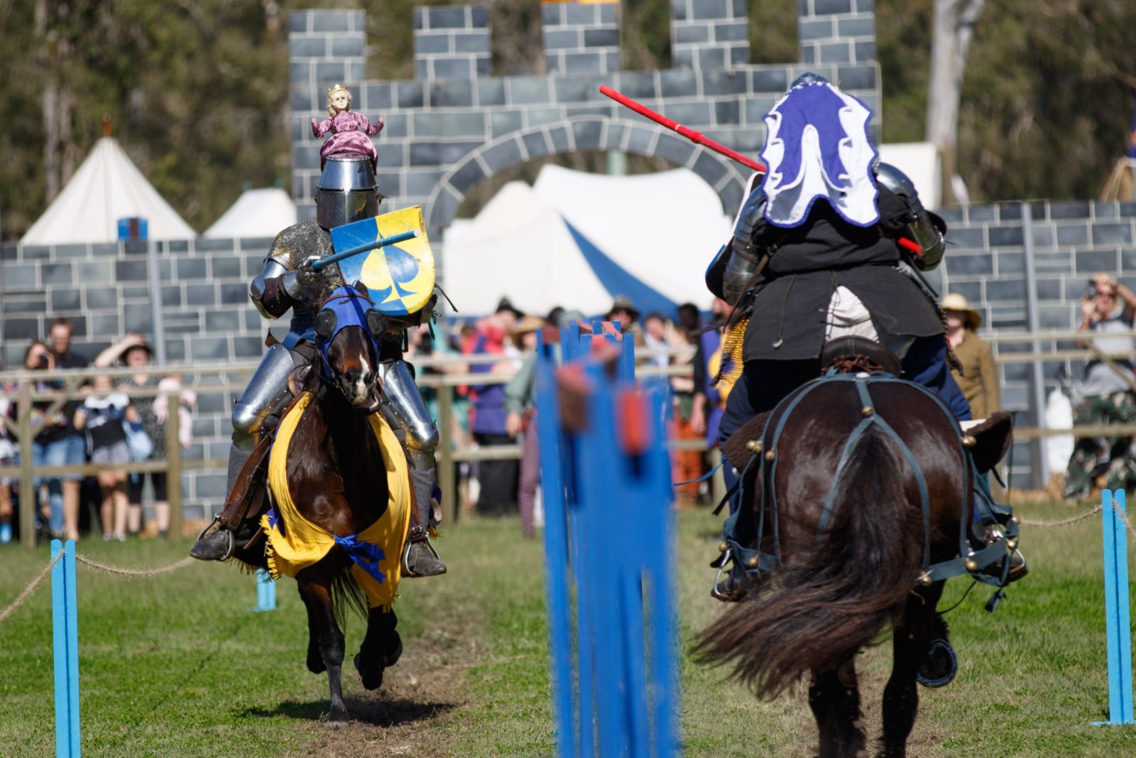 The excitement of the Joust!