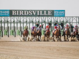 Leaving the barriers at Birdsville