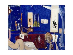 Painting of Brett Whiteley Self portrait in the studio 1976, Art Gallery of New South Wales