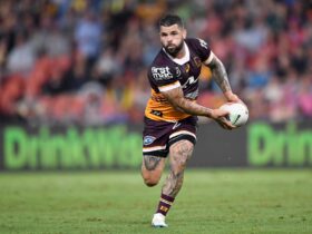 An image of Adam Reynolds playing for the Brisbane Broncos