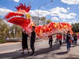 Giant Dragon in Welcoming Parade