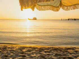 Golden Sunset at Kingfisher Bay Resort, K'gari (formerly Fraser Island)