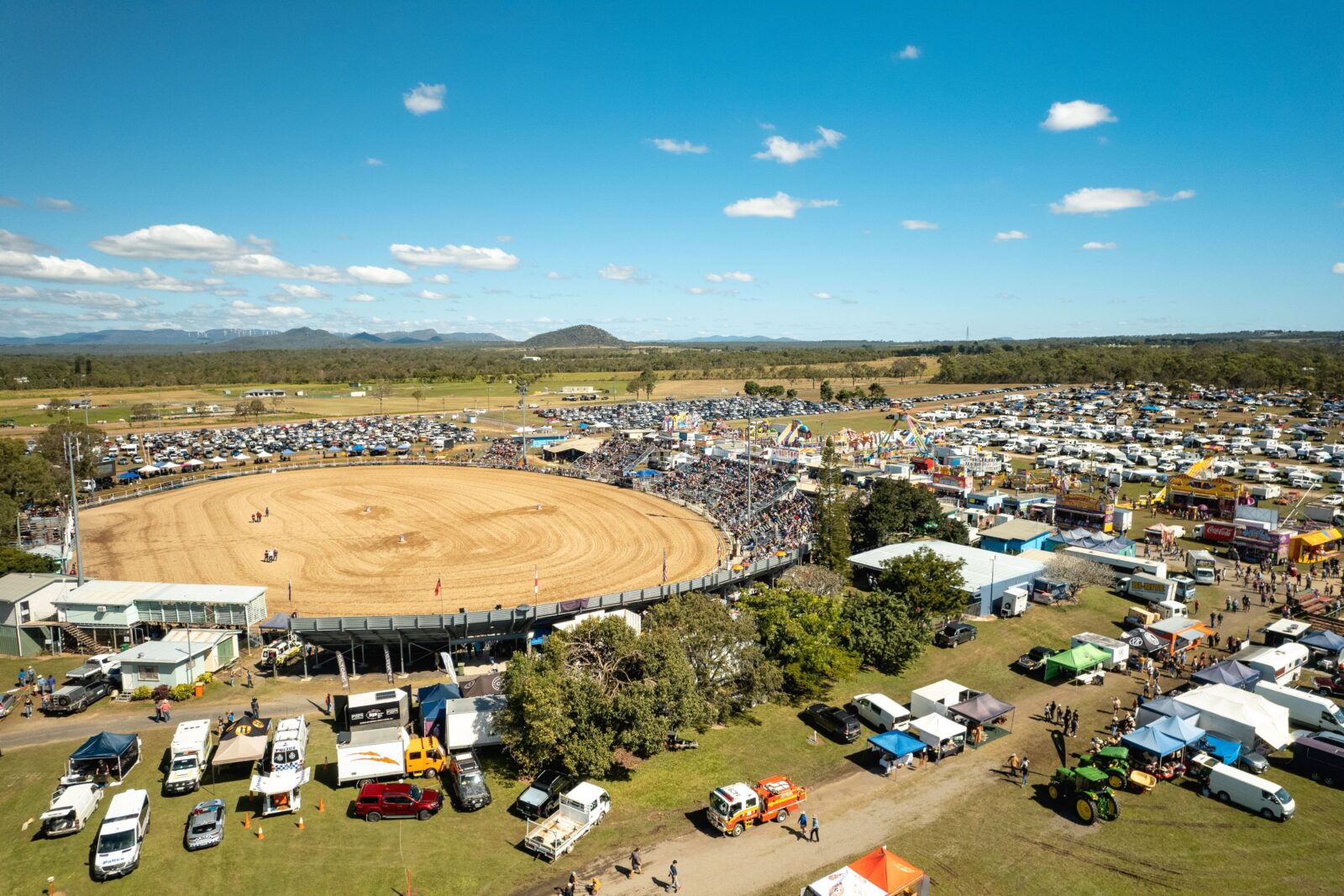 Areal View of the Mareeba Rodeo