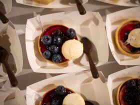 Desserts created by local Chef Kelly Voss for the 2022 North Burnett gourmet dining event