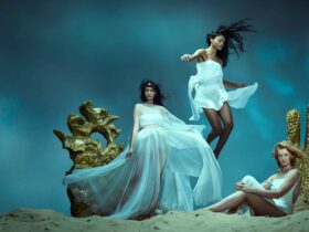Mythical women float