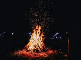 Winter Solstice Festival Bonfire