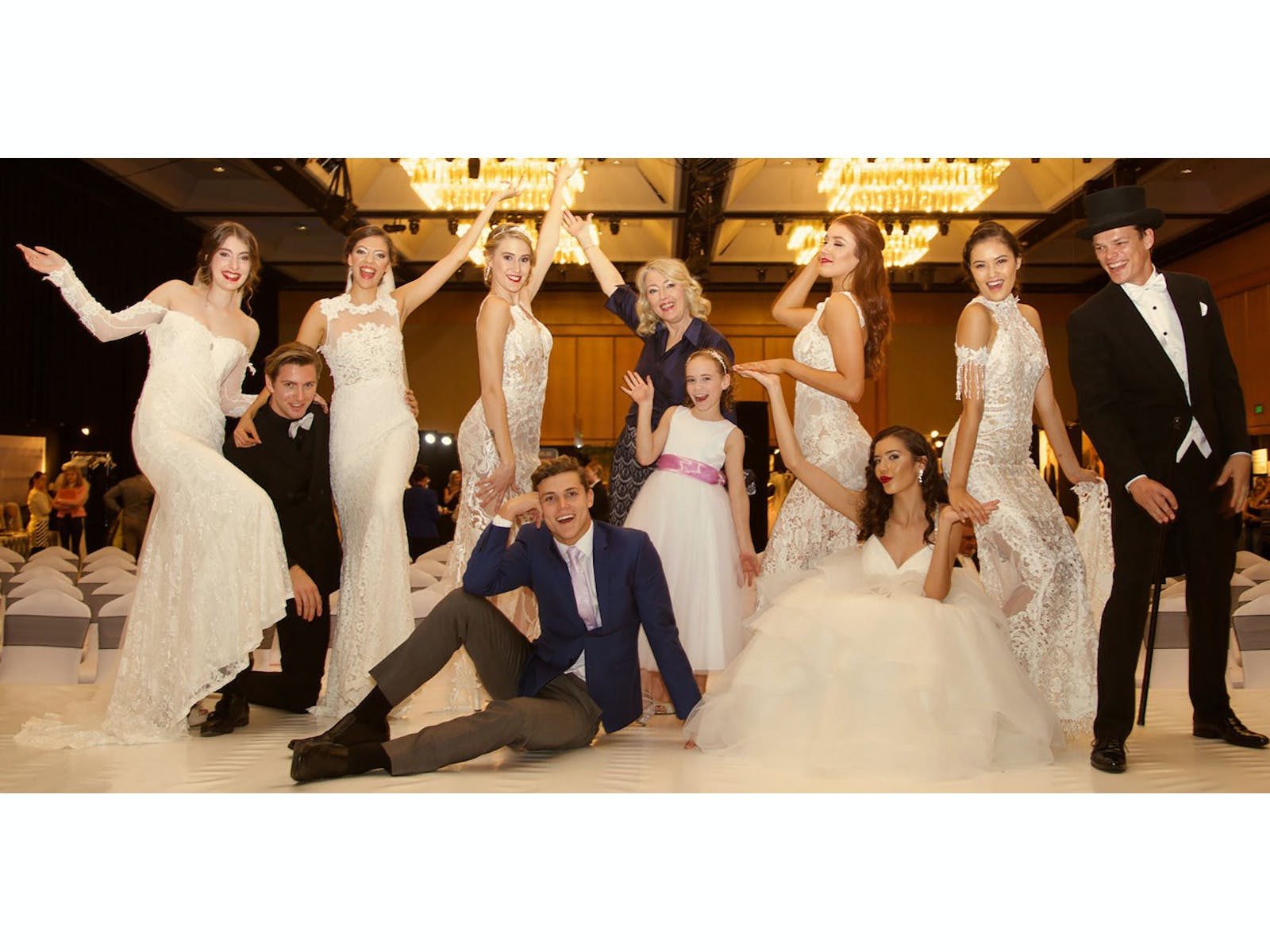 Gorgeous wedding gowns at Your Local Wedding Guide Brisbane Expo
