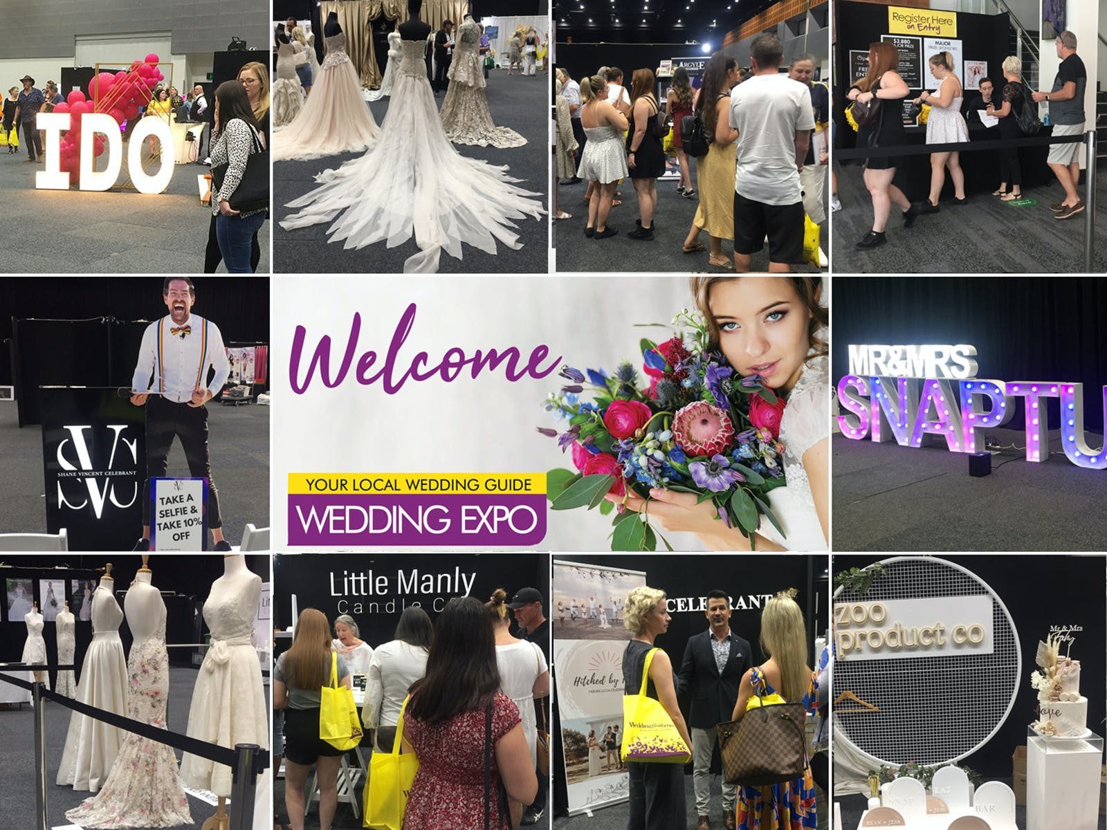 Lots of wedding suppliers at Your Local Wedding Guide Gold Coast Expo