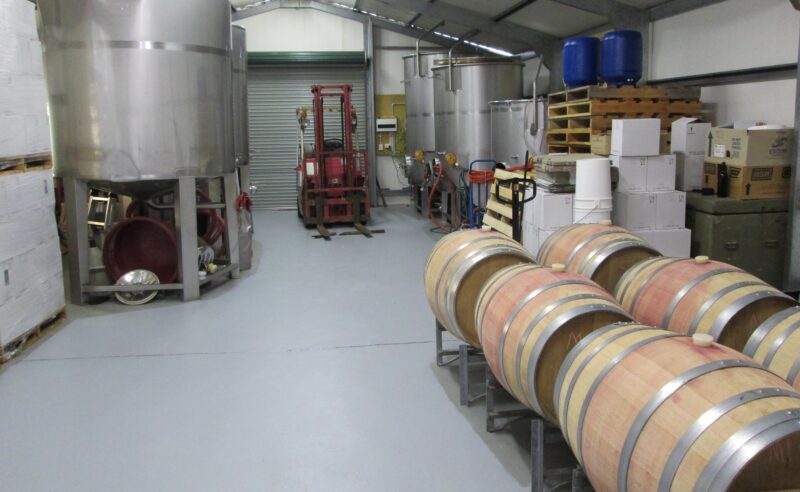 Winery interior