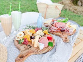 Cheese & Fruit Platter and a Traditional Ploughmans platter