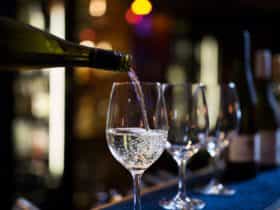 Enjoy many wines by the glass