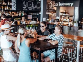 A local favourite. Enjoy drinks with friends at Moffat Beach Brewing Co's Beachside venue.