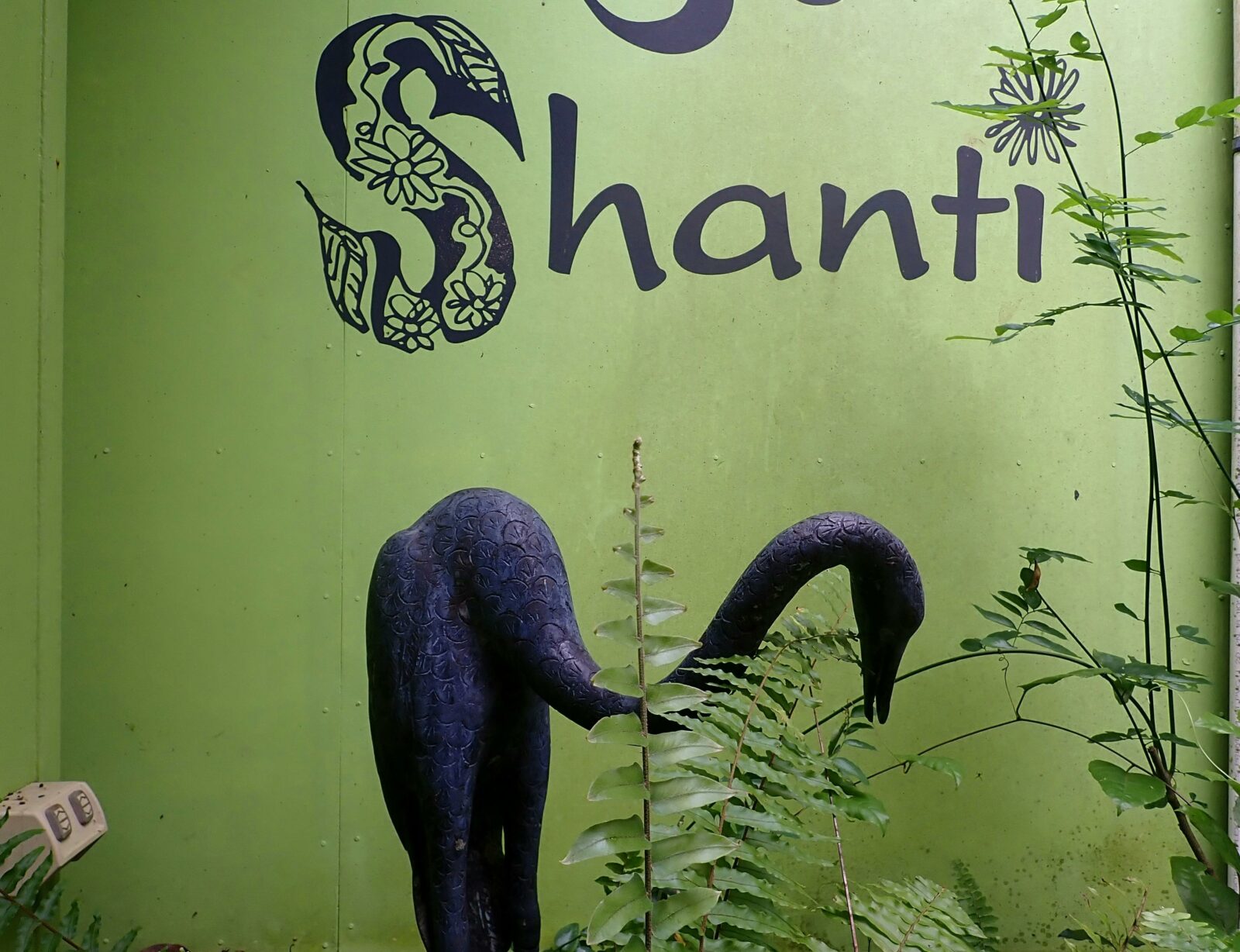 Shanti's garden crane