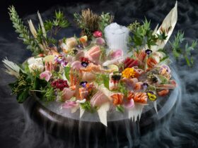 Sokyo Brisbane signature platter by Executive Chef Alex Yu the Sashimi Florist